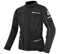 Bogotto Tampar Tour imperméable dames moto textile veste, noir, taille L pour femmes