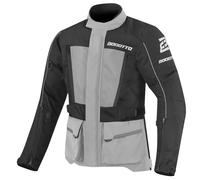 Bogotto Tampar Tour Veste textile de moto imperméable, noir-gris, taille S pour homme