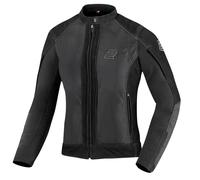 Bogotto Tek-M imperméable pour dames moto cuir / textile veste, noir, Taille XXL