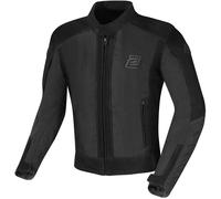 Bogotto Tek-M Veste de moto imperméable en cuir / textile, noir, Taille XS