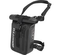 Bogotto Terreno Roll-Top Sac de cuisse imperméable, noir, Taille 2 litres