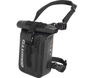 Bogotto Terreno Roll-Top Sac de cuisse imperméable, noir, Taille 2 litres