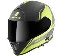 Bogotto V126 G-Evo Casque, Schwarz/Gelb, XL