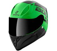 Bogotto V128 BG-X Casque, Schwarz/grün, 2XL