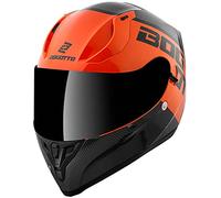 Bogotto V128 BG-X Casque, Schwarz/Orange, XL