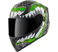 Bogotto V128 Naga Casque, noir-vert, taille L pour homme