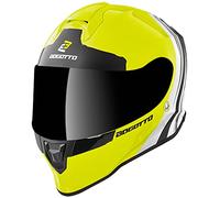 Bogotto V151 Wild-Ride Casque, Gelb/Schwarz/weiß, L