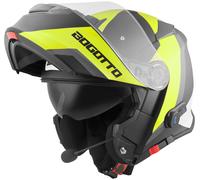 Bogotto V271 BT Zabu Casque Bluetooth, Noir mat/néon, Taille XS