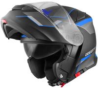 Bogotto V271 Delta Casque, Noir mat/bleu, Taille XS