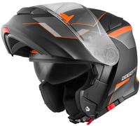 Bogotto V271 Delta Casque, noir mat/orange, Taille XS