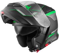 Bogotto V271 Delta Casque, Noir mat/vert, Taille XS