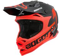 Bogotto V321 Soulcatcher Casque de motocross, noir-rouge, taille L pour homme