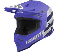 Bogotto V337 Wild-Ride casque croisé, bleu/noir/blanc, Taille L