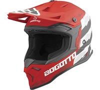 Bogotto V337 Wild-Ride Casque croisé, Rot/Schwarz/weiß, 2XL