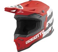 Bogotto V337 Wild-Ride casque croisé, Rouge/Noir/Blanc, Taille XL