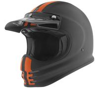 Bogotto V381 Schergo Casque en fibre de verre, noir-orange, taille S pour homme