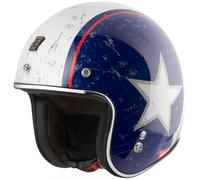 Bogotto V541 Rebel Casque jet, rouge-bleu, taille S pour homme