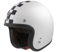 Bogotto V541 Scacco Casque jet, noir-blanc, taille S pour homme