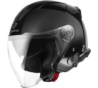 Bogotto V586 BT Casque Bluetooth Jet, noir, Taille XS