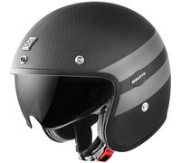 Bogotto V587 Crono Carbon Casque jet, noir-gris, taille XS pour homme