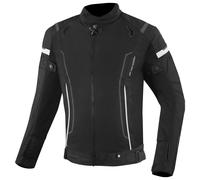 Bogotto Vysio veste textile de moto imperméable 3 en 1, Noir/Blanc, Taille XL
