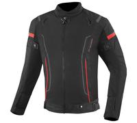 Bogotto Vysio veste textile de moto imperméable 3 en 1, noir/rouge, Taille L