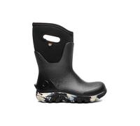 BOGS Bottes de pluie classiques sans couture pour femme, Noir/multicolore, 38.5 EU