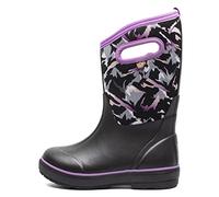 BOGS Bottes de pluie imperméables classiques unisexes pour enfant, Winter Mountain Noir, 7 US Little Kid