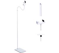 BoGuang Support Universel Caméra Bébé et Babyphon- Pince Réglable 75-175 cm - Compatible Moniteur Bébé/Sécurité - Blanc