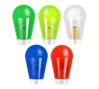 Boguish Sanwa Lot de 5 manettes d'arcade transparentes avec tête ovale et poignée pour kit de bricolage