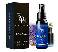 BOH-Aroma Savage Parfum de voiture et désodorisant intérieur, neutralise les odeurs dans la voiture, parfum de voiture avec son propre parfum, accessoire intérieur de voiture 60 ml