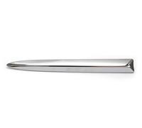 Bohaner Barre Chromée Avant Droite à Côté de l'Emblème Moulure de Pare-choc en Chrome Barre de Pare-choc Supérieure Remplacement de Barre Supérieure de Pare-choc pour FIAT 500 07-12 735455042