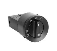 Bohaner Commutateur de phare antibrouillard de contrôle complet pour phares antibrouillard, interrupteur de phare de voiture 1C0941531A pour VW T5 Transporter 2003-2009