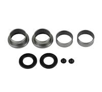 Bohaner Lot de 2 roulements de bras arrière de 47 mm - Kit de réparation de poutre d'essieu arrière - En alliage d'acier - Roulement à aiguille et kit de joint - 5131A6 pour Peugeot 206 CC 206