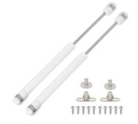 Bohaner Lot de 2 vérins à gaz 120 N - Charnières de porte d'armoire - Rabat à ressort - Blanc - Support de barre de maintien pour placard de cuisine - Pression 120 N