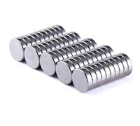 Bohaner Lot de 50 aimants puissants N52 en terre rare - 12 x 3 mm - Aimants ronds en néodyme - Pour tableaux blancs, réfrigérateur, travaux manuels, maison et bureau