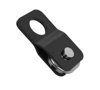 Bohaner Poulie de renvoi en acier pour treuil forestier jusqu'à 4t de charge, roue de direction pour déviation du câble avec parties latérales mobiles, treuil forestier, roue de câble tout-terrain