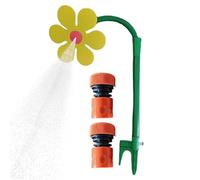 Bohany Arrosoir Fleur - Rotation 360° Arrosage Mobile,Arroseur Décoratif de Jardin pour Pelouse Cour Arrière Jeu Rafraîchissement Chien et Amusement