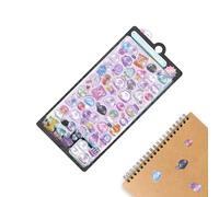 Bohany Autocollants 3D, forte adhésion petits drôles | Mini autocollants 3D en relief décoratifs - pour étuis de téléphone, scrapbooking, cartes, agendas d'enroulement pour enfants, école, étudiants