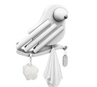 Bohany Brosse de nettoyage pour bouteilles d'eau - Grattoir de fenêtre | Support en forme d'oiseau | Pour salle de bain, salle de bain, douche, miroir, suceur, carrelage, mur, petit espace