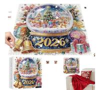 Bohany Casse-Têtes de Noël pour Adultes | Puzzle Boule De Arbre De Noël - Jeux d'art et d'Artisanat Stimulants et Amusants pour Débutants, Adultes, Loisirs et Jeu, Décoration Maison, Vacances