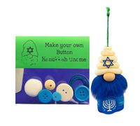 Bohany Décorations De | Pendentif Lutin Fait Main sans Visage - Ornements De Fête en Forme De Boutons | pour Et Adultes Lors d'une Célébration De Fête Hivernale