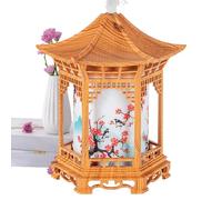 Bohany Humidificateur Pour Chambre - Modèle Pavillon Mini Pour Voiture Avec Veilleuse Lumineuse | Appareil d'Humidification Pour Salle de Classe Dortoir Bureau Appartement Voyageurs | Chambre