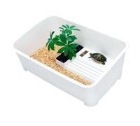 Bohany Kit de démarrage de carapace de tortue, carapace de tortue, 5 zones multifonctionnelles, plates-formes pour tortues d'eau, espace pour tortues d'eau