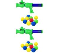 Bohany Lot de 2 lanceurs de balles pour chat - Jouet pour chat - Pistolet à 20 pompons - Outil de démarrage en plastique - Jouet interactif pour chat d'intérieur - Pour animaux de compagnie et chien -