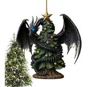 Bohany Ornement D'arbre De Noël Pour Enfants,Dragon Décoration De Noël | Pendentifs Fériés | Pour Studio Chambre De Bureau Escaliers Seuil Fenêtre Porte Avant Guirlande Jardin