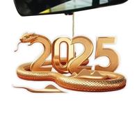Bohany Pendentif en Forme de Serpent pour Voiture - Pendentifs 2D en Acrylique pour Nouvel an, Festif, et Richesse, Pendentif Serpent Chinois pour Festival, Voiture