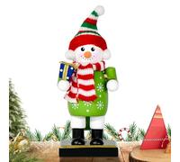 Bohany Petites Figurines de Noël, Soldats de Noël Mignons pour Bureau Décoration Festive, Sculpture Décorative pour Étagère de Salon Bureau Salle d'Étude Mariage et Adultes