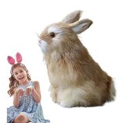 Bohany Pluscia de lapin rembourré, peluche lapin farcie,Simulation Rabbit Home Toy | BUACH BUNNY QUI BACK BEDIFIE PUFLE POSSITÉ DE PÂTIR DES DÉCORATIONS POUR LES JOURS POUR LES GARS