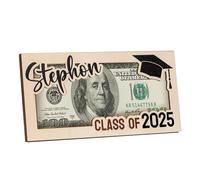 Bohany Porte-monnaie de remise de diplôme, décoration de lycée, fournitures de classe 2025 pour lui, université, fils, fille, diplômés seniors